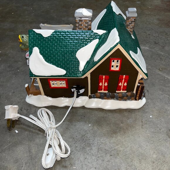 Department 56 Original Snow Village Fisherman's Nook Resort - Picture 4 of 14